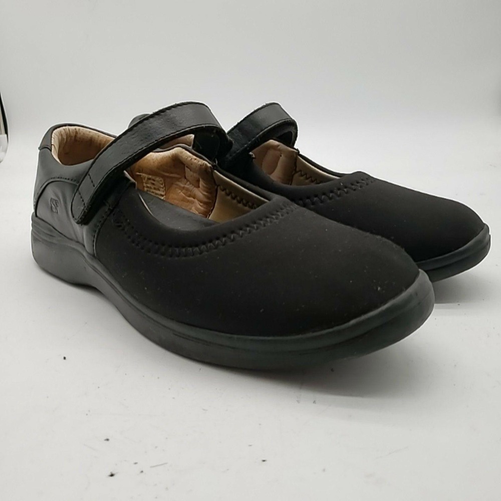 SureFit Shoes Womens Size 12W Black Leather Sydney Mary Jane Comfort 8036